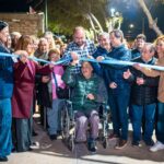 Rivadavia inaugura nuevas veredas y luces LED en La Bebida