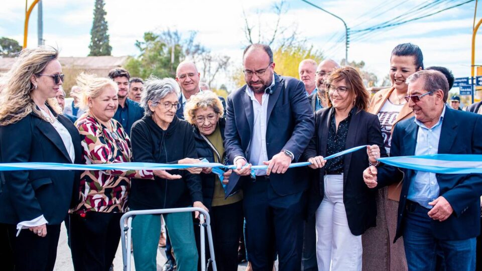 Rivadavia inaugura repavimentación de Reconquista
