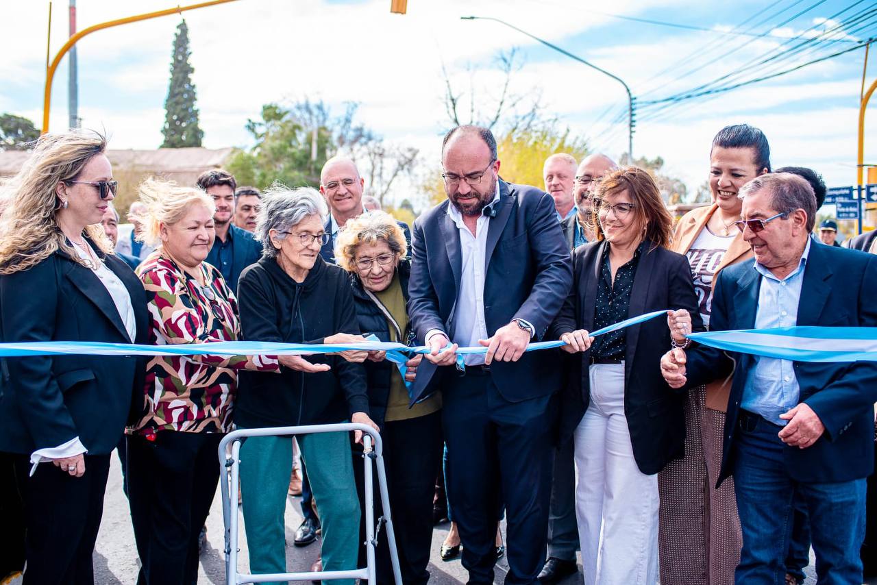 Rivadavia inaugura repavimentación de Reconquista
