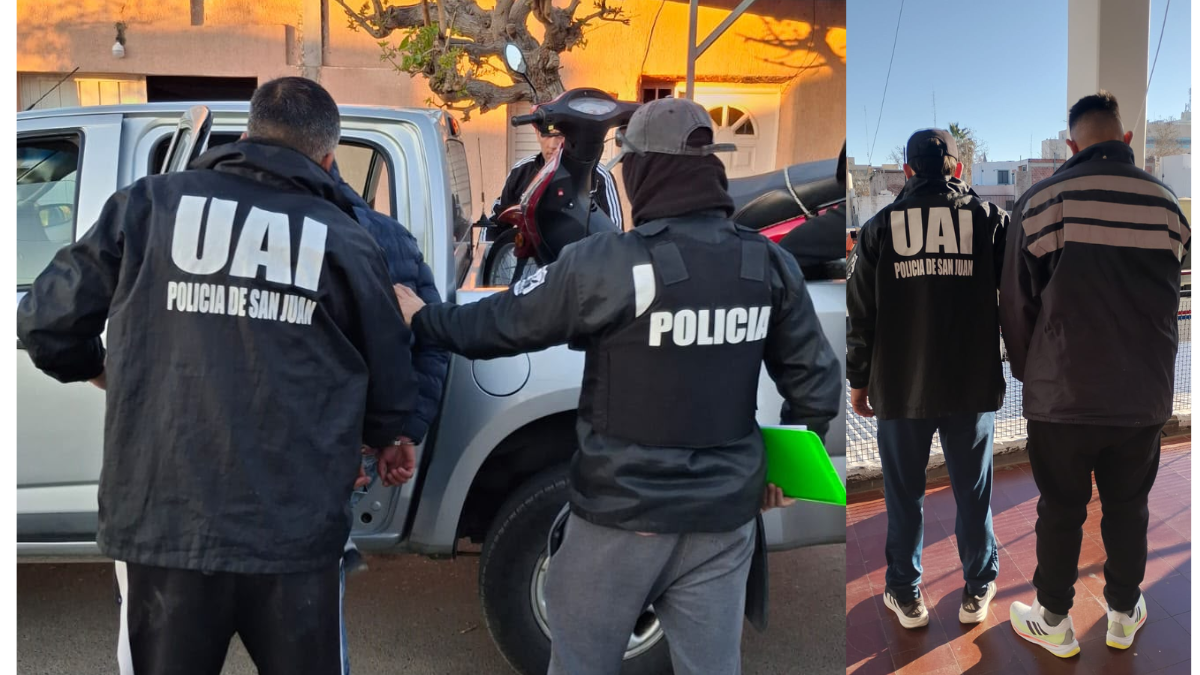 Tres allanamientos dan captura a ladrones de menores en Rawson