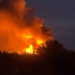 Ucrania atacó con drones y misiles una fábrica espacial rusa