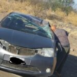 Vuelco de un auto en Valle Fértil dejó a una docente lesionada