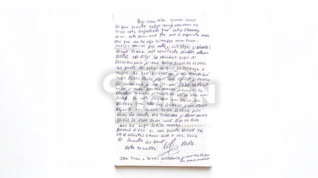 “No la aguanto más, me quiere fuera de la casa”: la carta que dejó el acusado de femicidio en Villa Devoto
