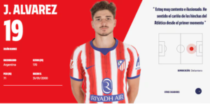 La nueva foto de Julián Álvarez en Atlético de Madrid desató memes entre los hinchas