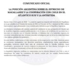 La Cancillería ratificó los tratados vigentes sobre la soberanía del Estrecho de Magallanes