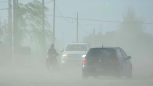 Alerta amarilla por viento sur en San Juan