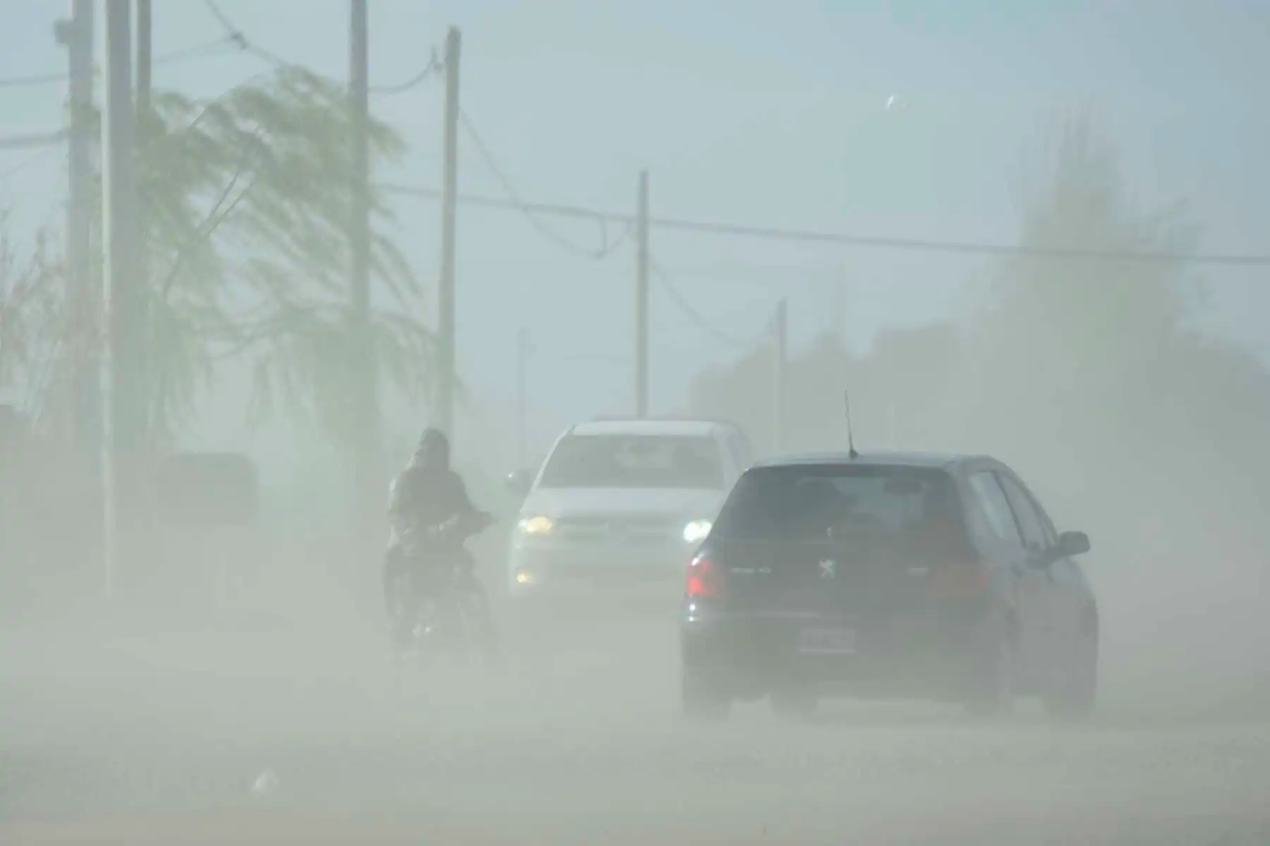 Alerta amarilla por viento sur en San Juan