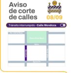 Avanza la pavimentación en Mendoza y Mitre