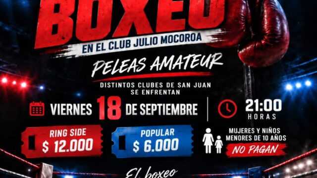 Boxeo en el Mocoroa este viernes