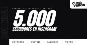 CUYOVISIÓN alcanza los 5.000 seguidores en Instagram