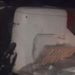 Camión con cal volcó en la Ruta 141