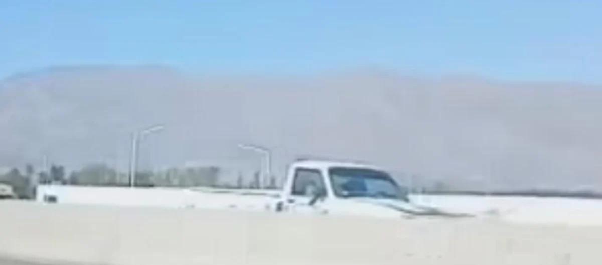 Camioneta circula en contramano en la Ruta 40