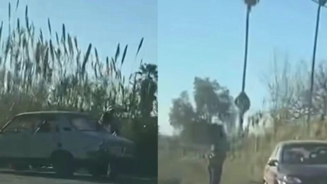 Choque entre dos autos en Caucete
