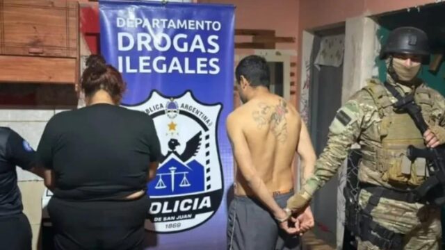 Detienen a pareja que vendía droga junto a un centro de ayuda en Caucete
