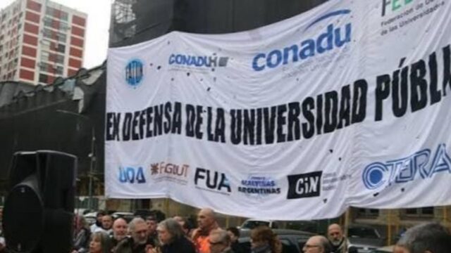 Gremios universitarios advierten nuevas medidas de fuerza
