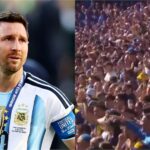 Los hinchas de Rosario Central homenajearon a Messi con cánticos