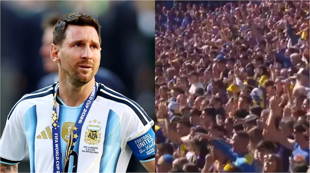 Los hinchas de Rosario Central homenajearon a Messi con cánticos
