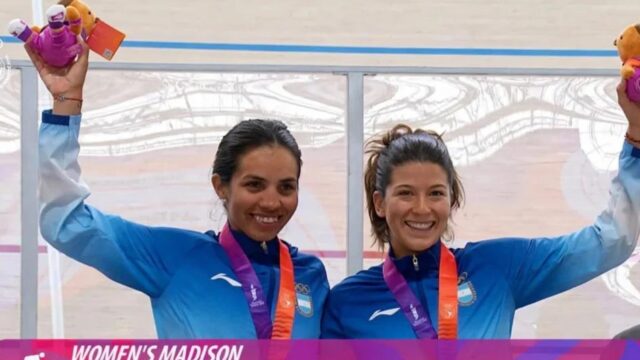 Maribel Aguirre obtuvo bronce en ciclismo en pista