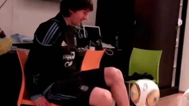 Messi y un video inédito de 2010 que se volvió viral