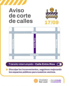 Municipalidad avanza con el Plan 50 Cuadras en Entre Ríos