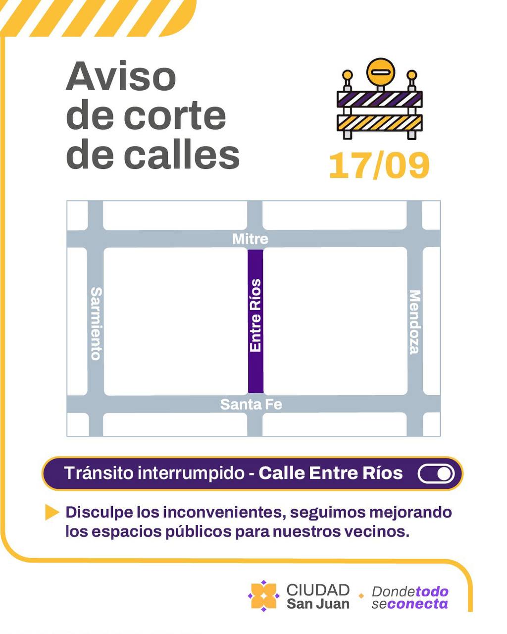 Municipalidad avanza con el Plan 50 Cuadras en Entre Ríos