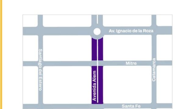 Obras en Alem continúan este martes