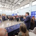Orrego inaugura ampliación de escuela en Difunta Correa