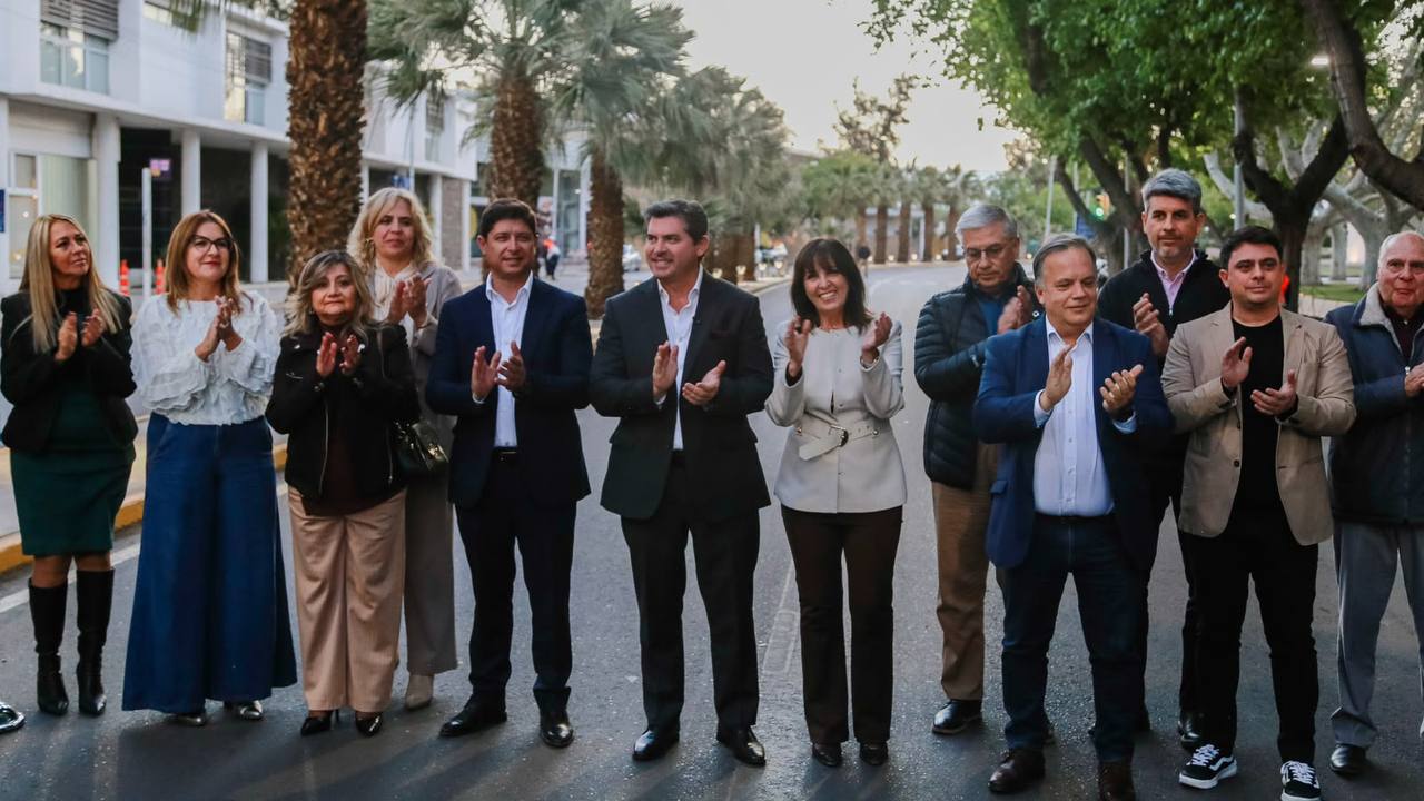 Orrego inaugura la repavimentación de la avenida Libertador