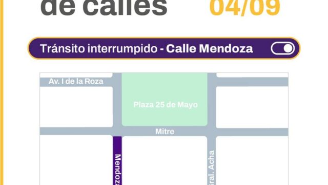 Plan 50 Cuadras avanza en Mendoza entre Santa Fe y Mitre