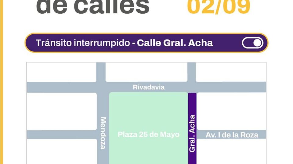 San Juan avanza con tareas de repavimentación y bacheo en el centro