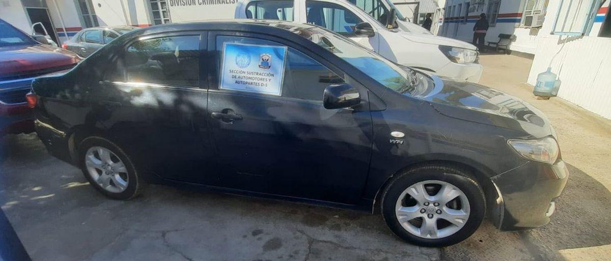 Secuestran un Toyota Corolla robado en Mendoza