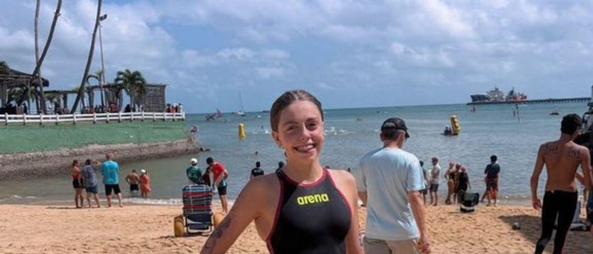 Sofía Ovalles logra el bronce en el Mundial Juvenil de Aguas Abiertas