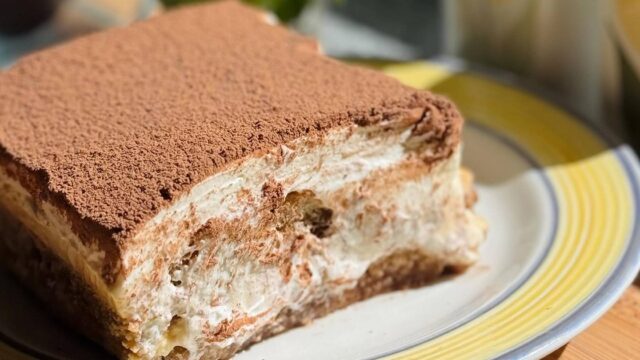 Tiramisú súper exprés en minutos