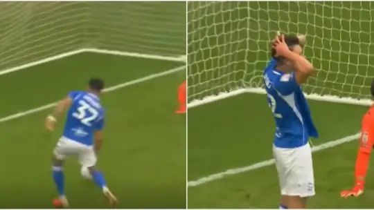 Luis Vázquez falló un gol increíble en la victoria del Birmingham City ante Derby County