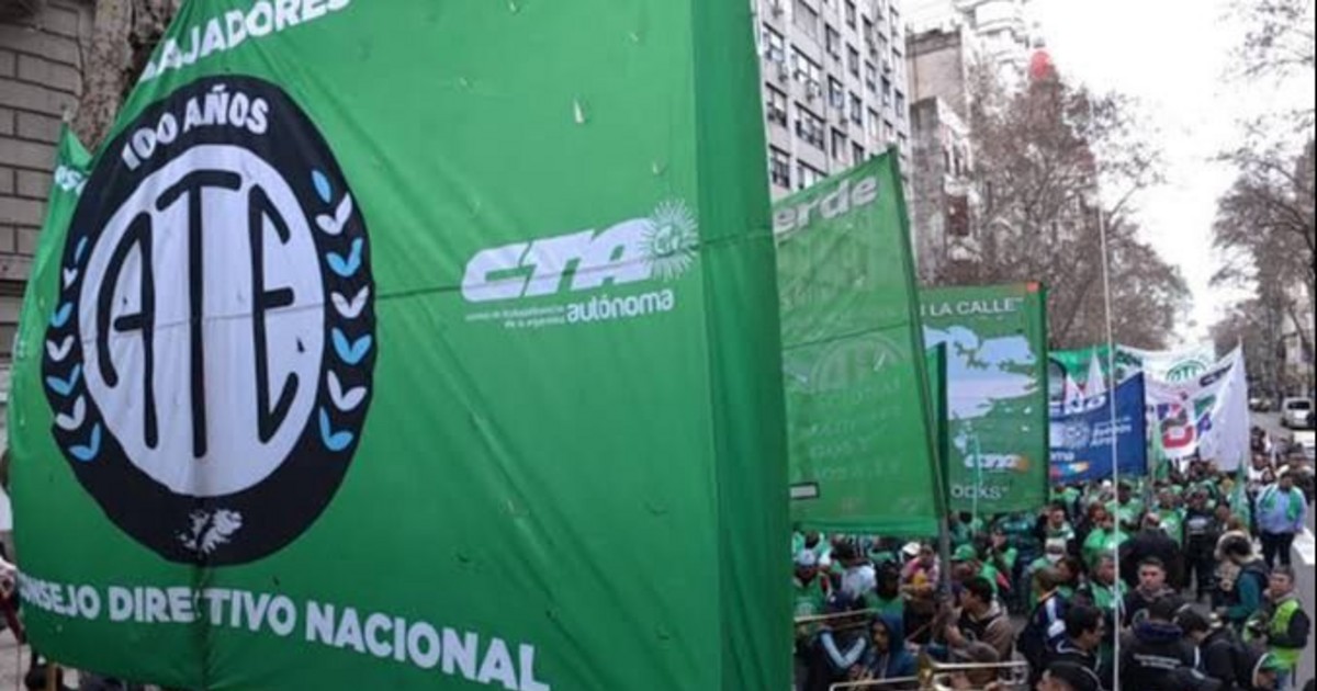 ATE convoca a paro nacional el jueves contra el DNU de Milei