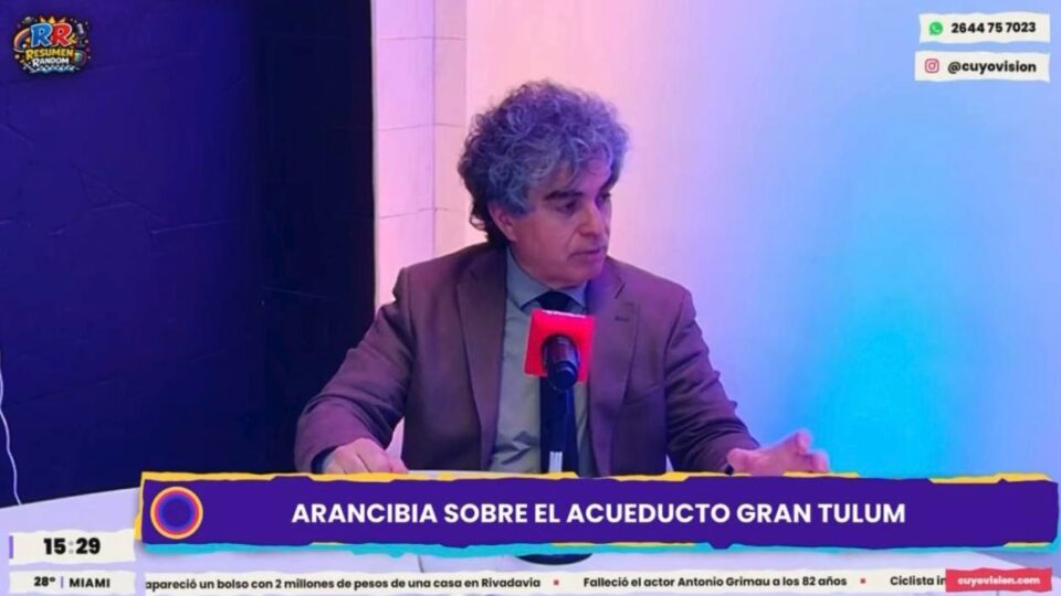 Arancibia defiende su denuncia sobre irregularidades en el Acueducto Gran Tulum