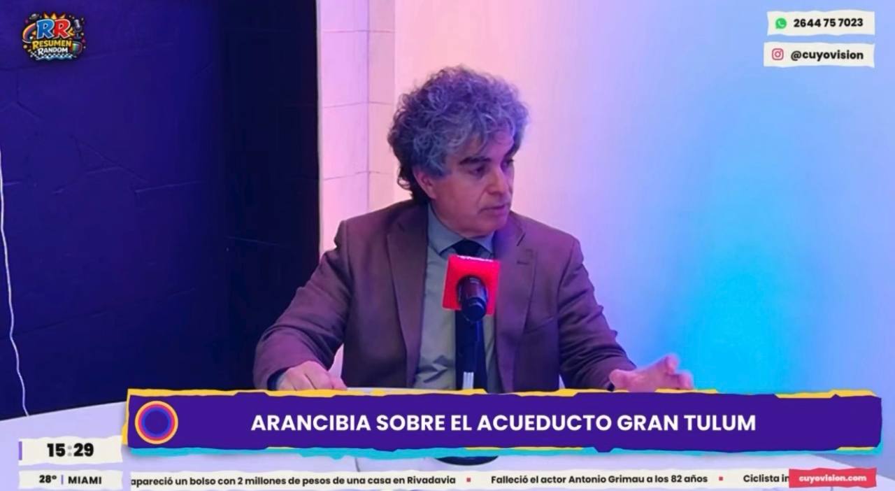 Arancibia defiende su denuncia sobre irregularidades en el Acueducto Gran Tulum