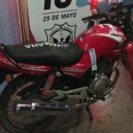 Detuvieron una moto robada en un control en 25 de Mayo