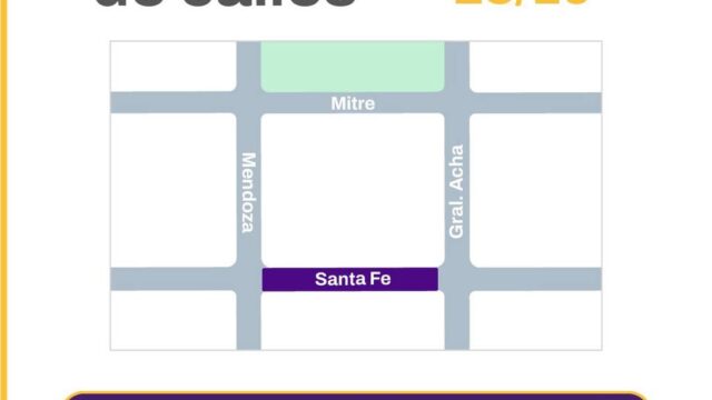 El Plan 50 Cuadras avanza en el microcentro con obras en Santa Fe