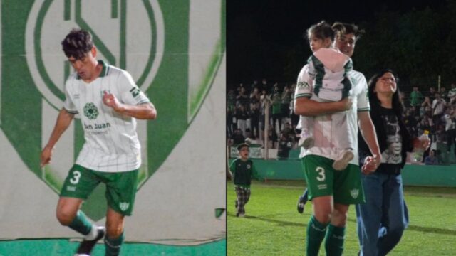 El gol de Edgardo Díaz: el mejor regalo para su mamá en el regreso a San Juan