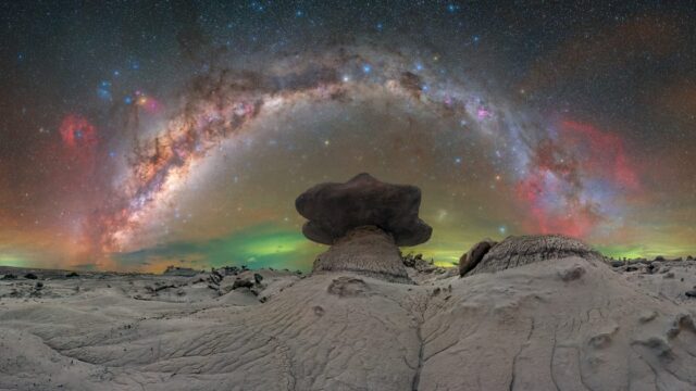 Foto de Ischigualasto ganó un concurso internacional de panorámicas