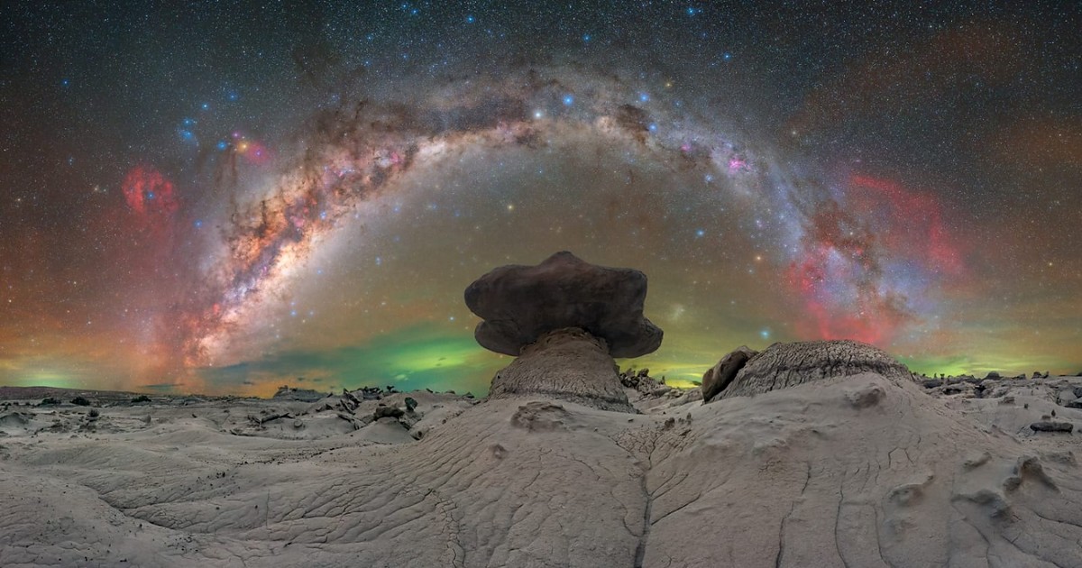 Foto de Ischigualasto ganó un concurso internacional de panorámicas