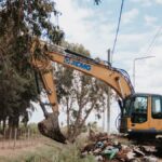 Limpian infraestructura hídrica en San Martín y 25 de Mayo