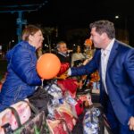 Orrego visitó la Expo Mamá en el Parque Belgrano