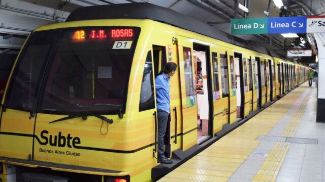 Paro total de subte en Buenos Aires por detención de delegados