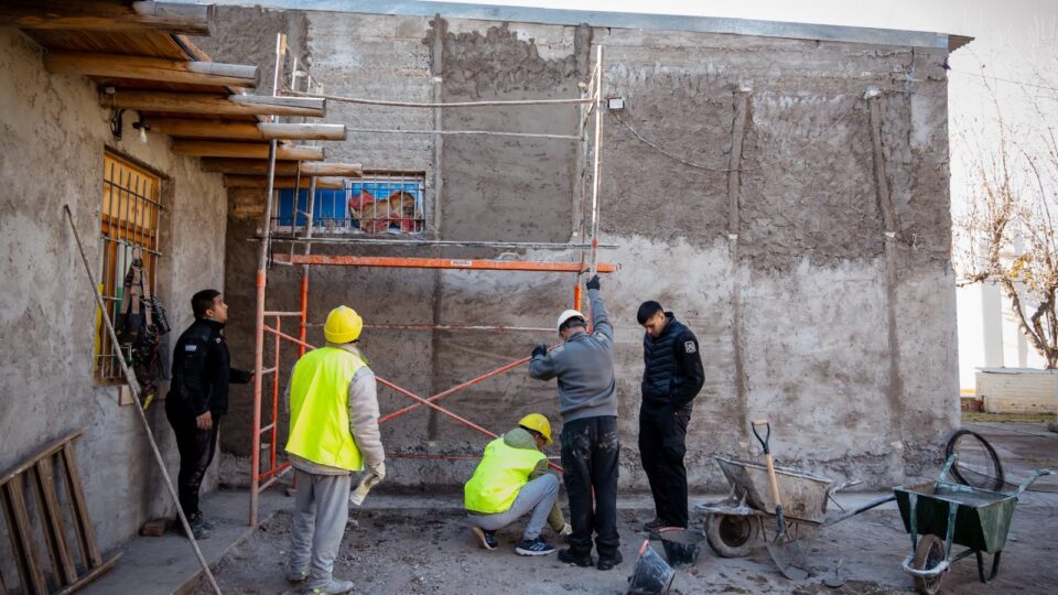 Reclusos avanzan con las obras de restauración en la Capilla del Carmen