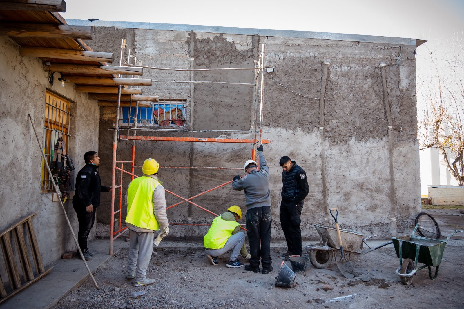 Reclusos avanzan con las obras de restauración en la Capilla del Carmen