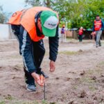 Rivadavia construye una cancha de tejo en la plaza de Marquesado