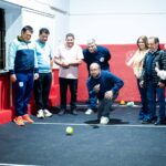 Rivadavia inauguró cancha de bochas en el Club Sanjuanino Junior