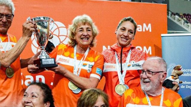 Scioli visitó San Juan para los Juegos Nacionales de Adultos Mayores